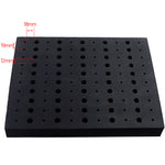 LinkMejor Router Bit Storage Tray Holder Holds 110 Bits High-Density Foam Organizer for 1/2 Inch and 1/4 Inch Shank Bits Portable and Impact Resistant
