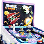 LinkMejor 60526 Pinball Table Technical MOC Idea Light Music Game Machine Building Block Brick Assembly Kit Kids Christmas Gift