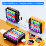 LinkMejor T3 Type-C Tester USB Voltmeter Ammeter DC4.5-50V 0-12A 600W Touch Control Power Capacity Meter