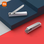 LinkMejor Mijia Portable Anti-Splash Nail Clipper 420 Stainless Steel Sharp Portable Pedicure Trimmer Nails File with Storage Tray
