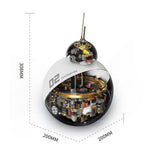 LinkMejor T1118 STEM Science Fiction Programmable Reconnaissance Robot Transparent Exploration Sphere Toy