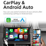FX2 1Din Car MP5 Player 7 Inch IPS Screen Carplay Android Auto Bluetooth FM Radio Steering Wheel Control USB Support