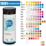 50/100pcs 16-In-1 Drinking Water Test Kits Strip Home Water Quality Test Swimming Pool Spa Water Test Strip Nitrate Nitrite PH Hardness