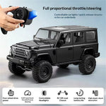 MNRC MN212 T01 BAIC Official Licensed RTR 1/12 2.4G 4WD RC Car Rock Crawler Off-Road Climbing Truck LED Light Full Proportional Remote Control Vehicles Models Toys