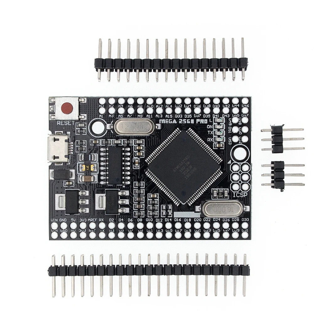 LinkMejor 2560 PRO Development Board Embed CH340G/ATMEGA2560-16AU Chip with Male Pinheaders Compatible for Arduin Mega2560 DIY Smart Module