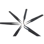 6PCS ESD10-15MM Stainless Steel Tweezers Industrial Curved Straight Repair Tools Tweezers