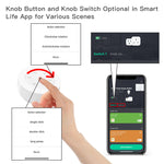 Tuya ZigBe Smart Knob Switch Wireless Scene Switch Button Remote Dimmer Battery Powered Automation Scenario Smart Life APP