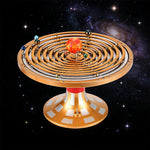 LinkMejor DM405 Extraordinary Mechanical Solar System Model Assembly Kit DIY Science Experiment Creation Desktop Ornaments Toys