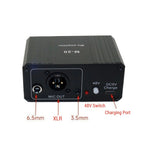High Gain 48V Microphone Preamp Low Noise XLR Output Balanced Amplifier Compact Design for Dynamic and Condenser Mic Professional Audio