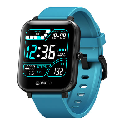 Zeblaze GTS 1.54 inch Touch Screen bluetooth Calling Heart Rate Monitor 60+ Watch Faces Weather Display Music Control Custom Dial Smart Watch