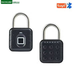 LinkMejor SY12/SY13 Tuya Smart Padlock IP67 Waterproof Bluetooth Fingerprint Password Lock for Luggage Cabinet Backpack Offices