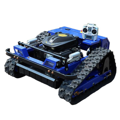 Remote Controlled Lawn Mower Adjustable Height Brushless Motor 500mm Cutting Width All Terrain Grass Cutter