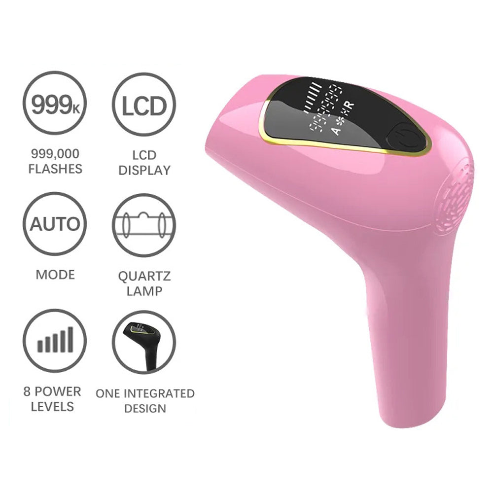 LinkMejor Professional Women Epilator Laser Pulsed Light Face Body Photoepilator Ice Laser Hair Removal 8-speed Energy Adjustment