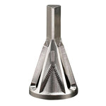 1Pc Deburring External Chamfering Tool Hss Triangular Handle / Hexagonal Handle Pagoda Metal Steel Step Drill Bit Hole Drill Conical Drill Countersink Hole