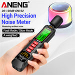 LinkMejor GN102 Digital Noise Meter 30-130dB Sound Level Meter LCD Backlit Display Compact Design Accurate Measurement