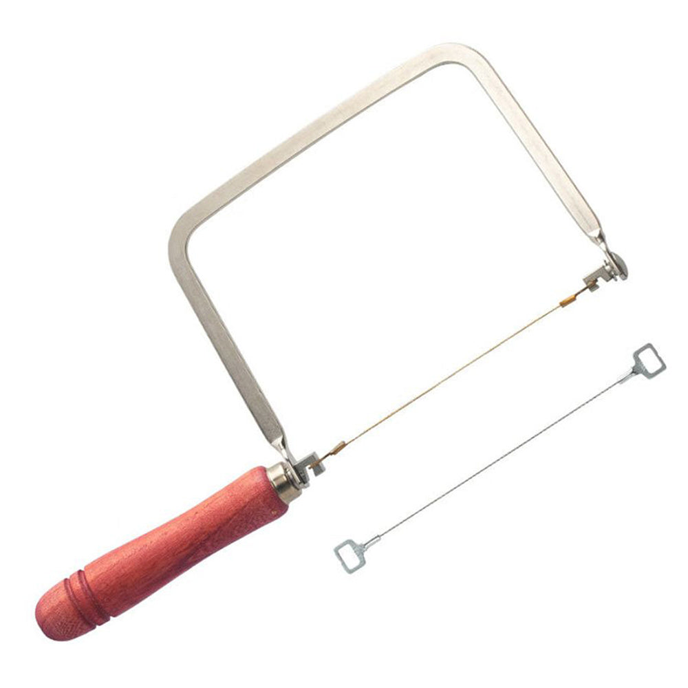 LinkMejor 128mm Japanese Fret Saw Throat Depth Hand Coping Saw For Woodworking Manual Jigsaw For Fine Curve Cutting