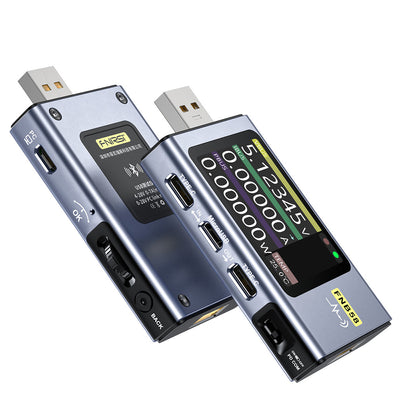 LinkMejor-FNB58 USB QC/PD Voltage and Current Meter Tester Type-C Multi-functional Fast Charging Tester HD Screen Display Human-Computer Interaction Cable Detection Measure Module