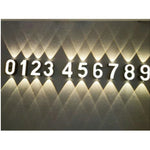 LinkMejor Wall Lamp AC85~265V 7W Digit Number IP65 Waterproof Outdoor Wall Lamp Modern Style LinkMejor Lamp