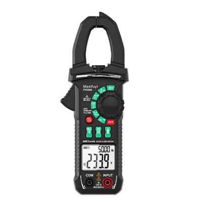 LinkMejor FY0306 Digital Clamp Meter True RMS Multimeter 5999 Counts AC DC Current Voltage Capacitance Diode Test Temperature Measurement Portable Professional Tool