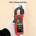 LinkMejor Digital Clamp Meter Multimeter Auto Range True RMS NCV DC AC Voltage Inrush Current Temperature Tester Automatic Voltmeter GD166A/GD166B/GD168B