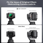 LinkMejor Concept 3-In-1 Filter Kit 28-Layer Nano Coating ND2-32 CPL MCUV Camera Lens Filters Compatible with DJI Osmo Pocket 3 Camera