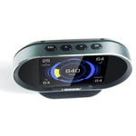 LinkMejor KW206 HUD OBD2 Car Diagnostic Scanner On-Board Computer Gauge DTC Engine Code Reader Voltage Test LCD Screen Built-in Speaker