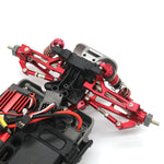LinkMejor 16207 16208 16209 16210 H16 1/16 Rc Car Metal Upgrade Parts Steering Set