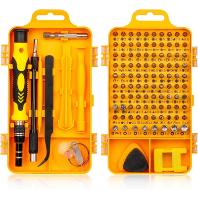 115 in 1 Professional Screwdriver Set Precision Screwdriver Set Multi-function Magnetic Repair Computer Tool Kit Compatible with Cell Phone