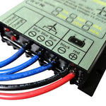 LinkMejor Wind Turbine Charge Controller 10A 12V 24V Auto / 48V For 500W 1000W 2000W Wind Generator Battery Charging