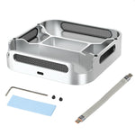 ZS54090 SSD Dock for Mac Mini M4 M4 Pro M.2 NVME & NGFF Dual Protocol External SSD Storage Expansion 10Gbps Aluminum Stand