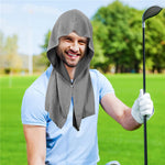 LinkMejor 1 Pack Breathable Cooling Towels for Men Women UV Protection Quick-Dry Absorbent Sports Headscarf for Gym Running Golf Cycling Camping