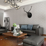 5Pcs 3D Soft Tile Brick Wall Sticker Self-adhesive Waterproof Foam Panel 38*35cm