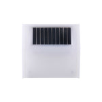 Elfeland 2Pcs 6LED Solar Courtyard Door Number Light Auto On/Off Sensor Waterproof IP65 500mAh Battery Solor-powered Lamp for Outdoor Lighting
