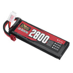 LinkMejor Power 11.1V 2800mAh 100C 3S LiPo Battery T Plug for RC Car