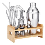 Godmorn Cocktail Shaker Set Bartender Kit 304 Stainless Steel Martini Shaker and Strainer