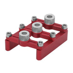 Self Centering Dowelling Jig Woodworking Joinery Hole Drill Guide Wood Dowel Hole Positioner Locator with 3-10mm Drill Sleeves