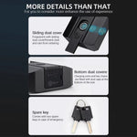 LinkMejor J916 Smart Bluetooth Fingerprint Padlock APP TT Electronic Lock IP67 Waterproof for Home Office Luggage and Outdoor Security