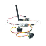 LinkMejor FPV Dual Camera System 1000TVL CMOS Mini Two Cameras + 5.8GHz 600mW 40CH VTX + 3CH Switch Support PMW for RC Racing Drone
