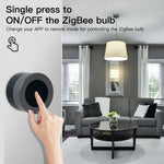 LinkMejor Tuya ZigBe Smart Knob Switch Wireless Scene Button Controller Battery Powered Automation Scenario Smart Life App