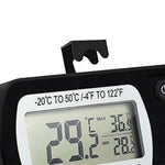Fridge Thermometer With Hook Anti-Humidity Refrigerator Freezer Electric C/F Conversion LCD Display Digital -20°C to 50°C Temperature Monitor