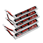 5Pcs LinkMejor 3.8V 350mAh 50/100C 1S Lipo Battery PH2.0 Plug for RC Racing Drone