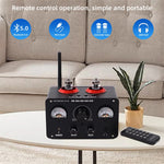 SA-90/SA-1000 Bluetooth Tube Amplifier 80W×2 Dual GE5654 Preamp NE5532 Audio HiFi Headphone Amplifier Optical Coaxial RCA U Disk MP3 WAV FLAC Adjustable Bass Treble Low Distortion