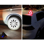 Solar Emergency Triangle Warning Light Safety Emergency Car Warning Frame Traffic Warning Sign Car Tripod Solar Reflective Triangle Emergency Light Warning
