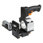 LinkMejor 2-In-1 Slotting Adjustable Wood Trimming Machine Holder Eletric Trimmer Holder Bracket for 65mm Trimming Machine