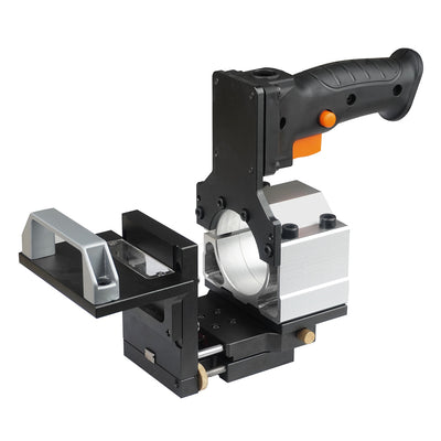 LinkMejor 2-In-1 Slotting Adjustable Wood Trimming Machine Holder Eletric Trimmer Holder Bracket for 65mm Trimming Machine