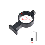 LinkMejor Microscope Accessories Set Microscope Stand Ring Adapter Monocular Lens Holder Compatible 25mm 32mm 50mm Metal Industrial Stereo Microscope Precision Focusing Adjustable Arm Display Mount