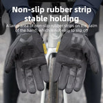 LinkMejor Cycling Gloves Touch Screen Winter Thermal Fleece Warmer Windproof Full Finger Non-slip Gloves for Riding Hiking Climbing