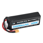 LinkMejor 14.8V 5000mAh 100C 4S Lipo Battery XT60 Plug for RC Drones