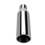 2.5 Inch Inlet 4 Inch Outlet Exhaust Tip 12 Inch Length Anti-Corrosive High Temperature Resistant Angle Cut Design for Car Truck