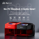 [US/BR Direct]AlgoLaserPIXI 10W Laser Engraver Smart Safe Simple with Height Adjustable Fully Enclosed Cover Diy Desktop Portable Engraver Cutter